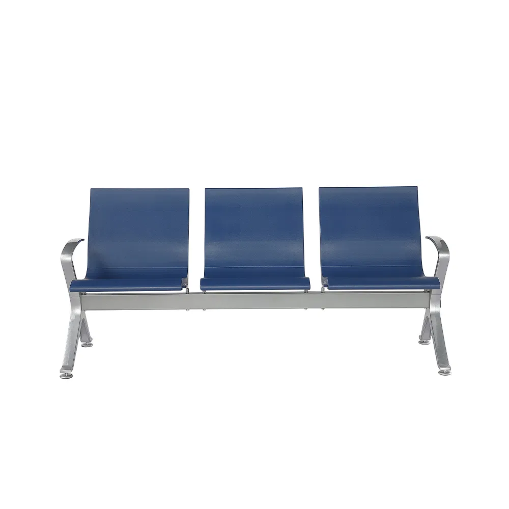 Airport Chair 3 Seater Waiting Chairs for Hospital Clinic Aluminum Public PU Seating