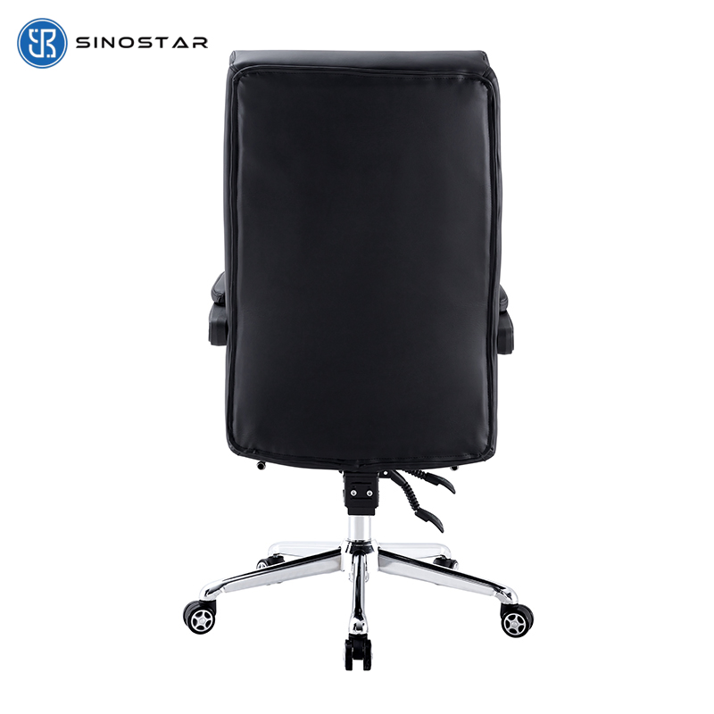 Modern Managerial Office Seating with Ergonomic Design and Easy Assembly