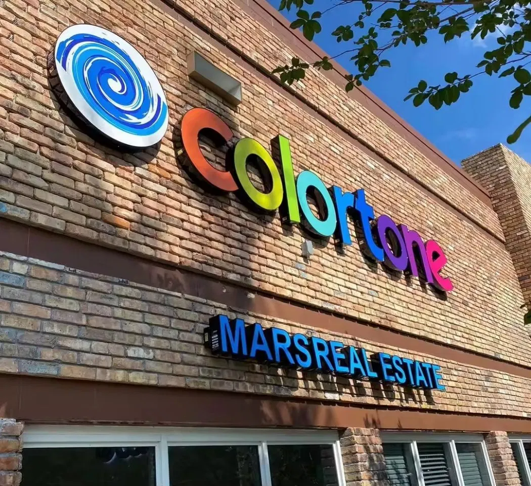 Custom Front Lit LED Logo Letter Sign Outdoor 3D Letter Sign Custom Outdoor Sign Business Retail Signboard