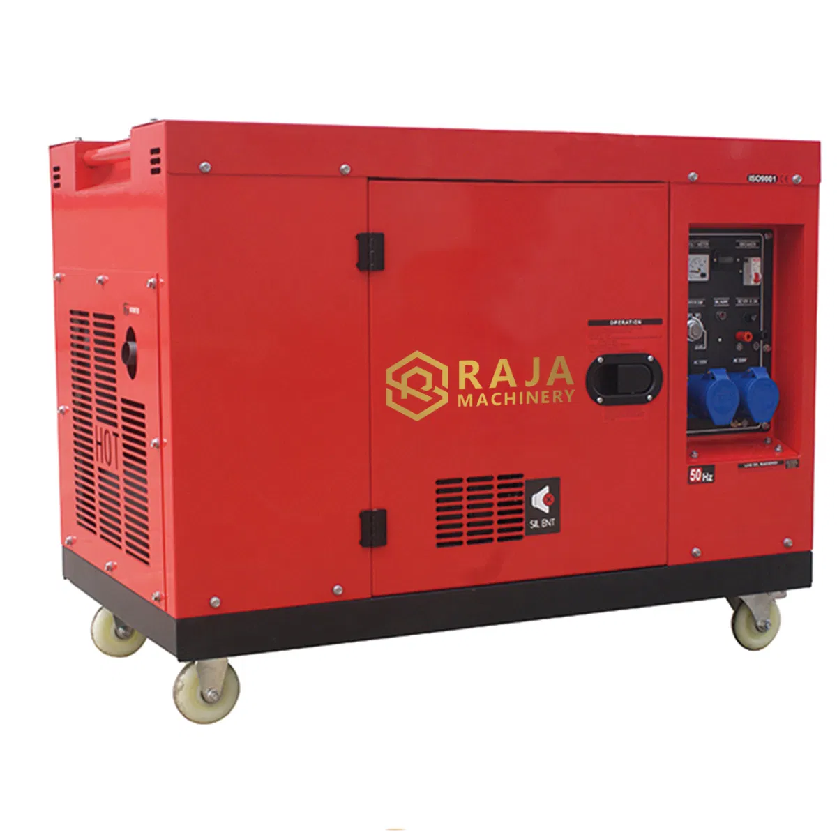 Air Cooled Equal Power 8.8KW Silent Diesel Generator for Outdoor Electricity Supply