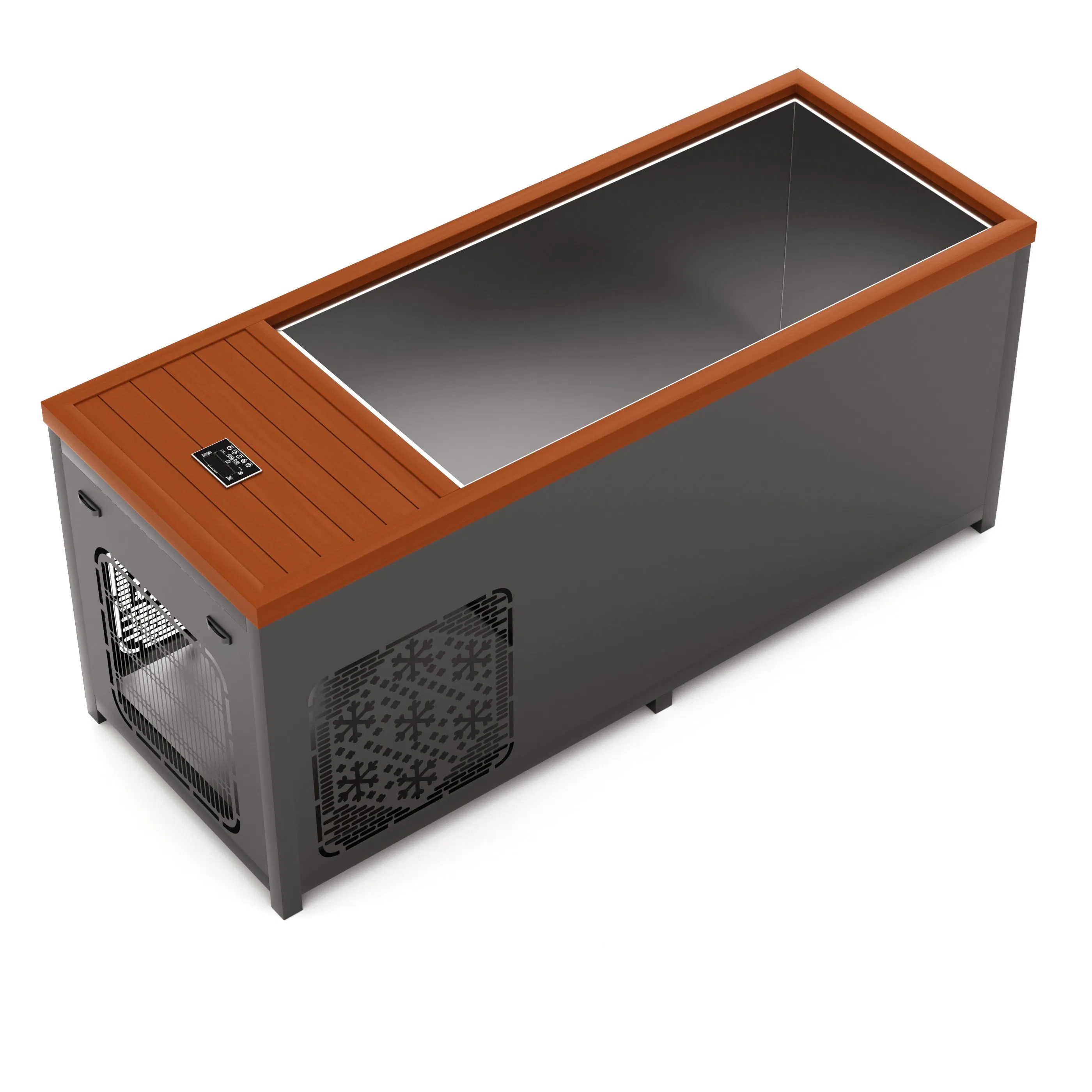 Newest Outdoor Wooden Cold Plunge Ice Bath Tub with Water Chiller Machine