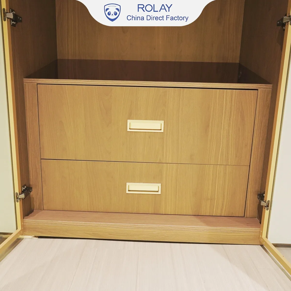 Customized Soft Close Adjustable Shelf Pet-Friendly Cabinet Safety Hinges Modular Closet System