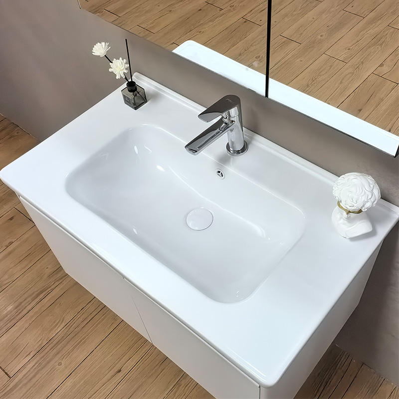 Modern Waterproof Stainless Steel Bathroom Vanity with LED
