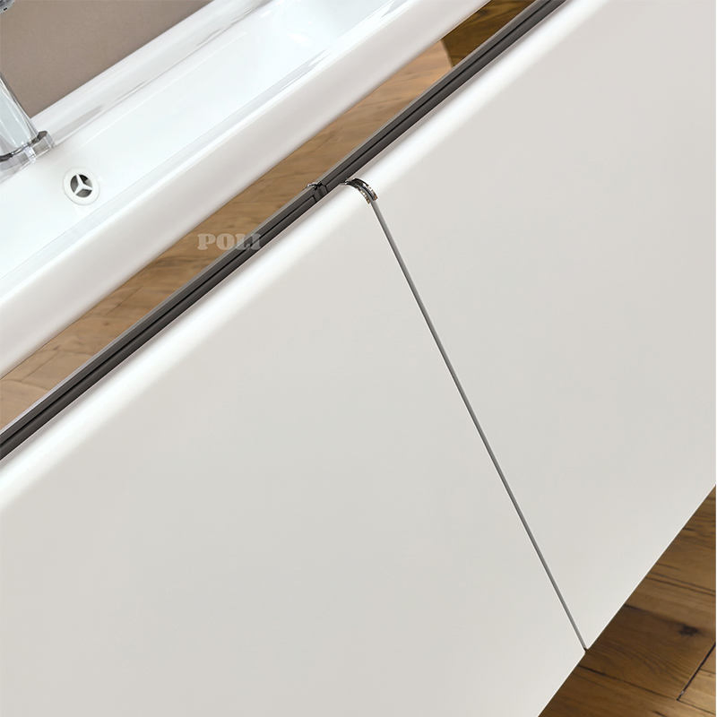 Modern Waterproof Stainless Steel Bathroom Vanity with LED