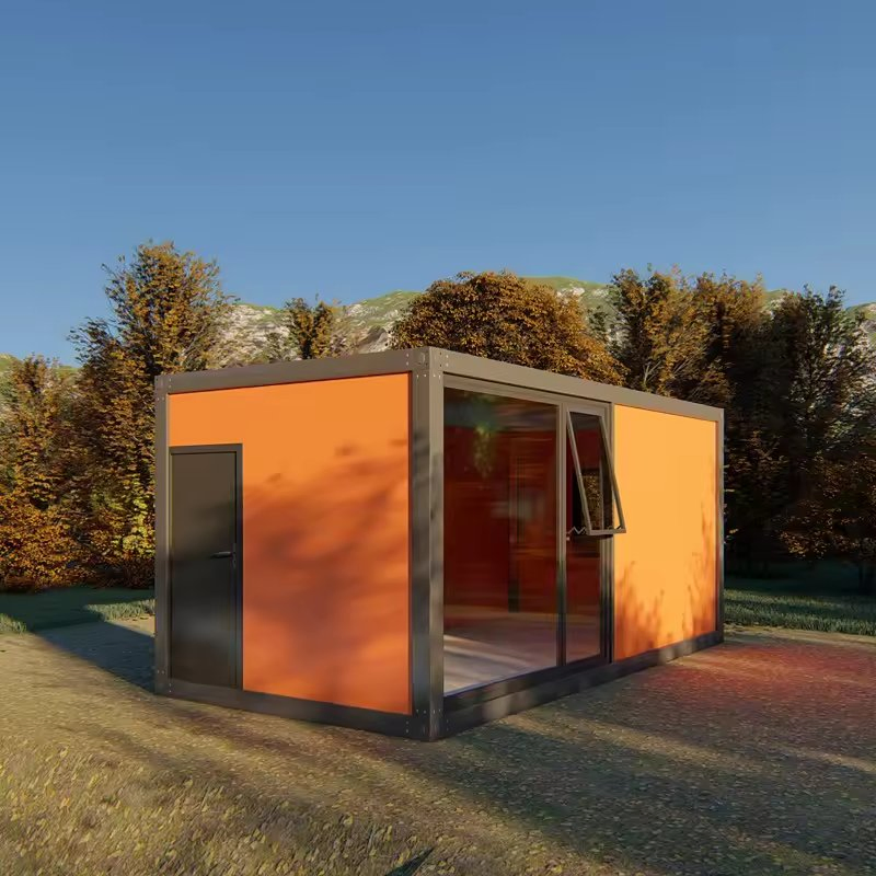 Easy Assemble Prefab Homes Manufacture European Steel Frame Structure Luxury Flat Pack Container House