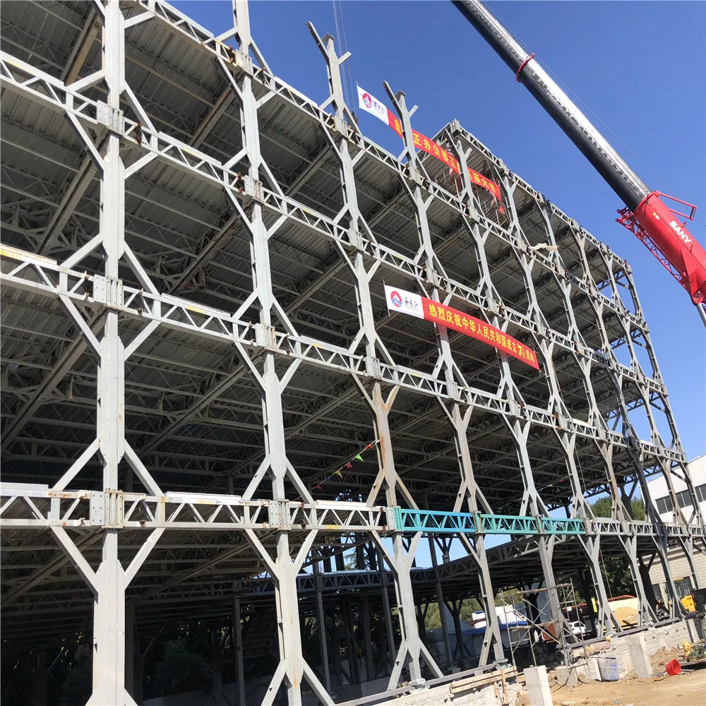 Multi Floor Modern Design Steel Structure Prefabricated Building Office