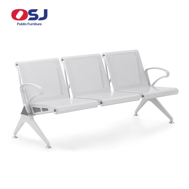 Metal Fire-Retardant Bench for Airport Terminal Train Station Public Waiting Seating Chair