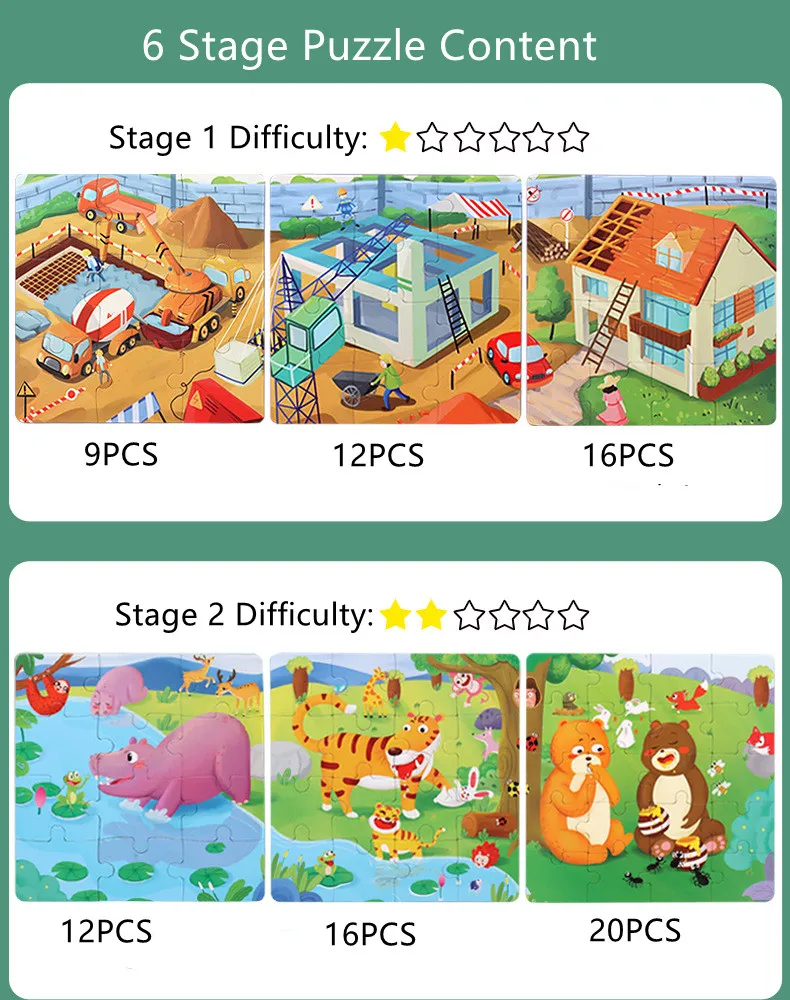 Educational Magnetic Jigsaw Puzzle