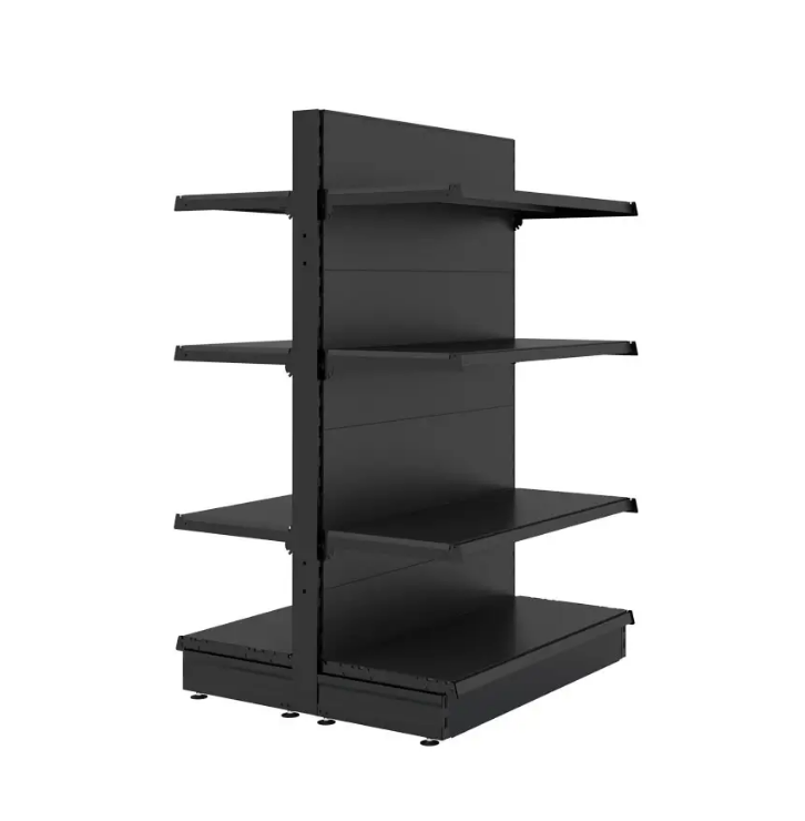 Gondola Shop Retail Store Pharmacy Display Stand Tegometal Shop Fitting Supermarket Shelves