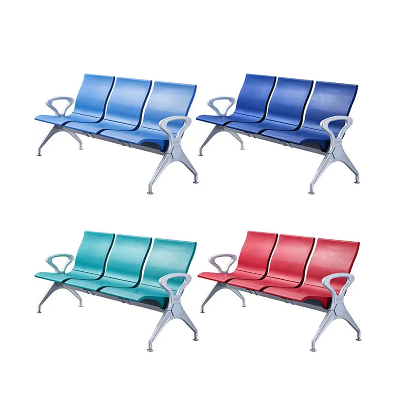 Airport Aluminum Customer Seating Comfortable Public Seating Bench Hospital Clinic Waiting Chair