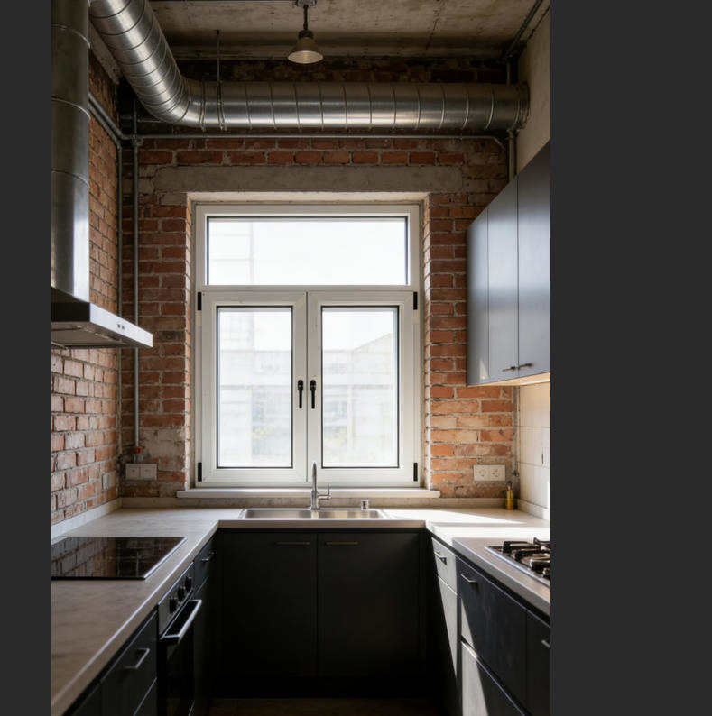 Low-Maintenance 60mm UPVC Casement Window for Senior Living Communities