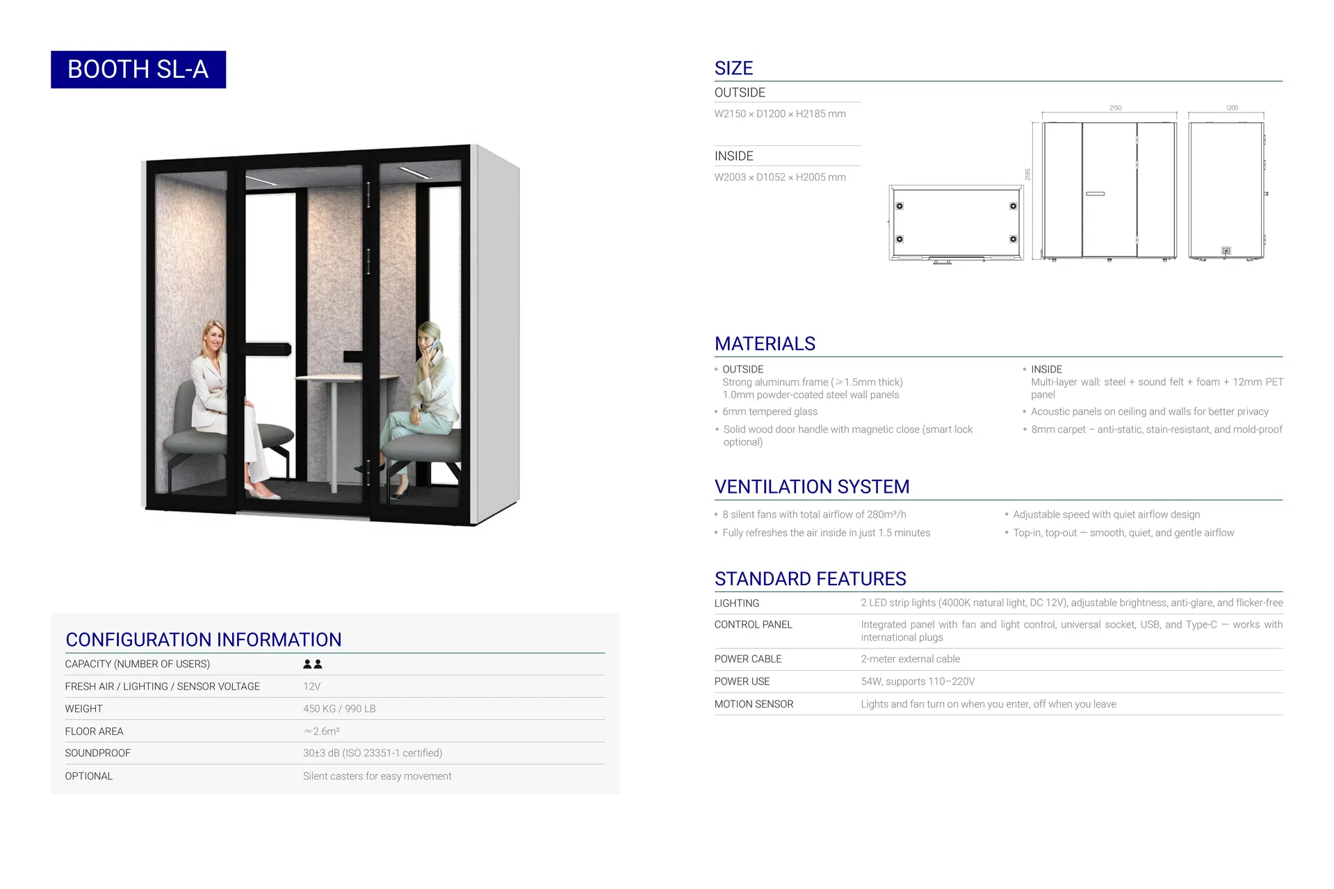 Movable Silence Recording Booth 6