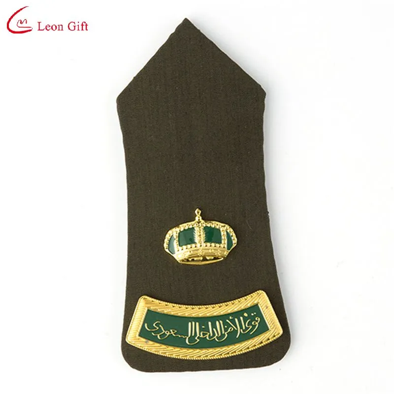Factory Custom Design Hard Arrow Saudi Arabia Series Office Military Ranks for Officers Shoulder Rank