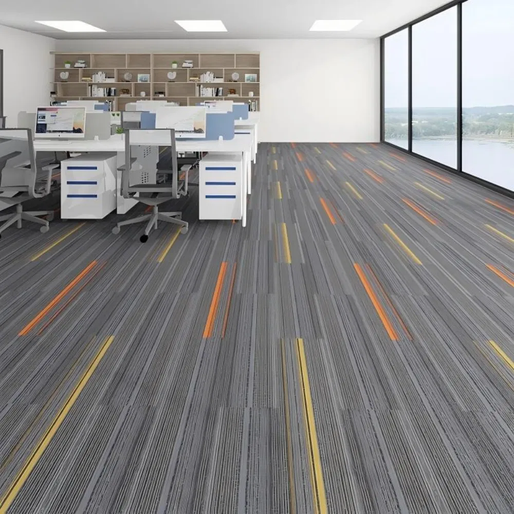 High Comfort Surface Modular Carpet Tiles for Senior Living Facilities