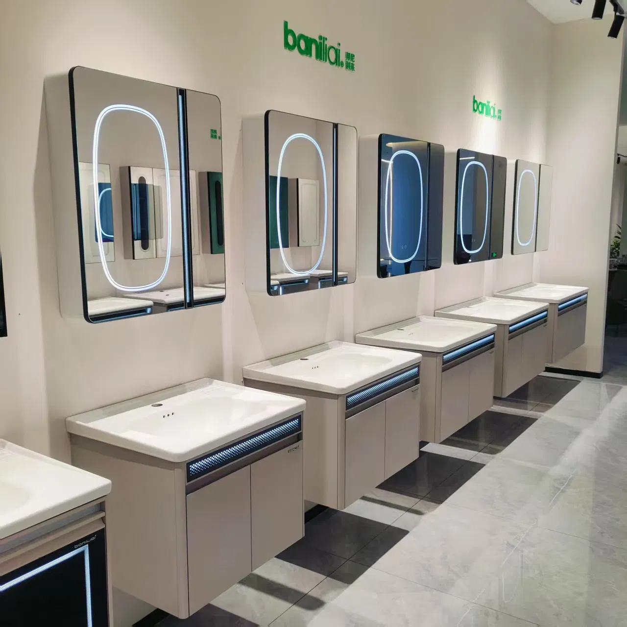 Wholesale Bathroom Vanity Stainless Steel Long Double 800mm Bathroom Vanity