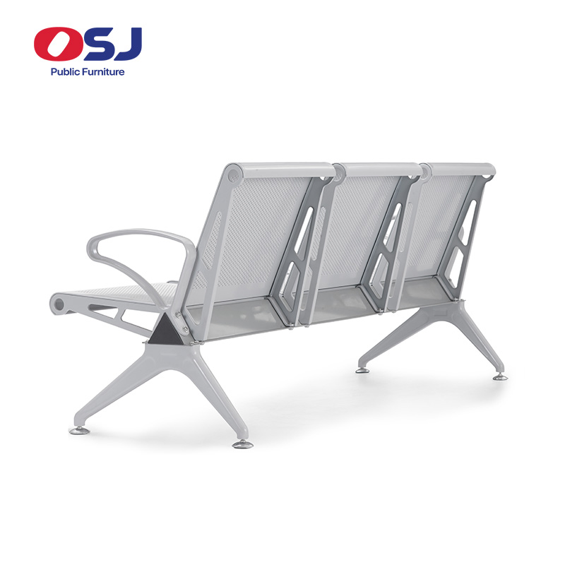 Metal Fire-Retardant Bench for Airport Terminal Train Station Public Waiting Seating Chair
