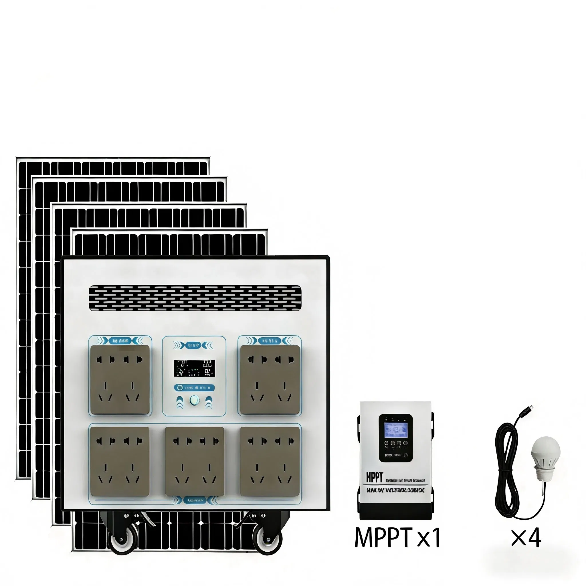 Solar Generator Kit with 2700wh for Emergency Backup Power and Outdoor Operations Power Supply