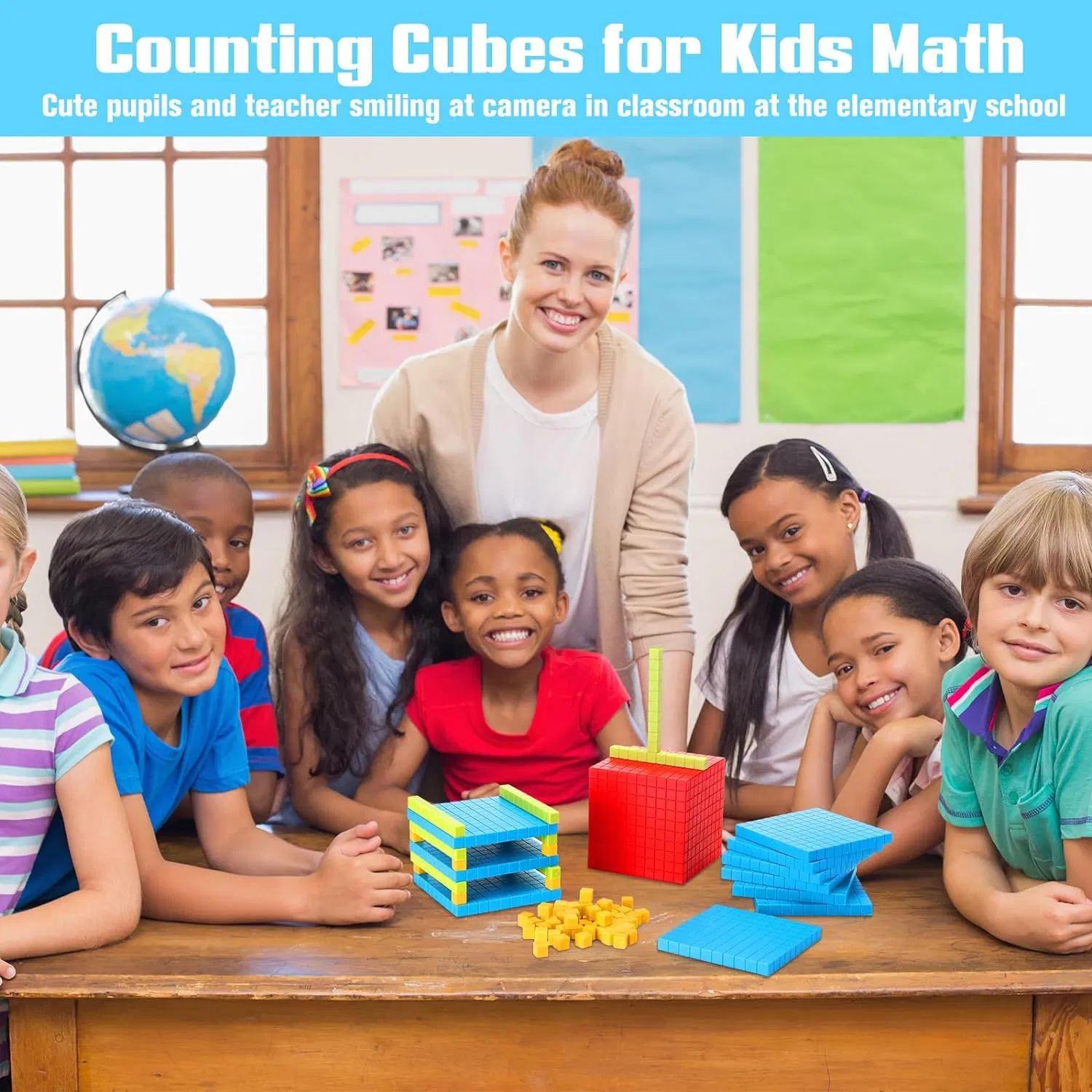 Kindergarten Home School Teaching Toys Kids Toy, Base 10 Blocks Math Toys, Base Ten Block Set Educational Toys China Manufacturer