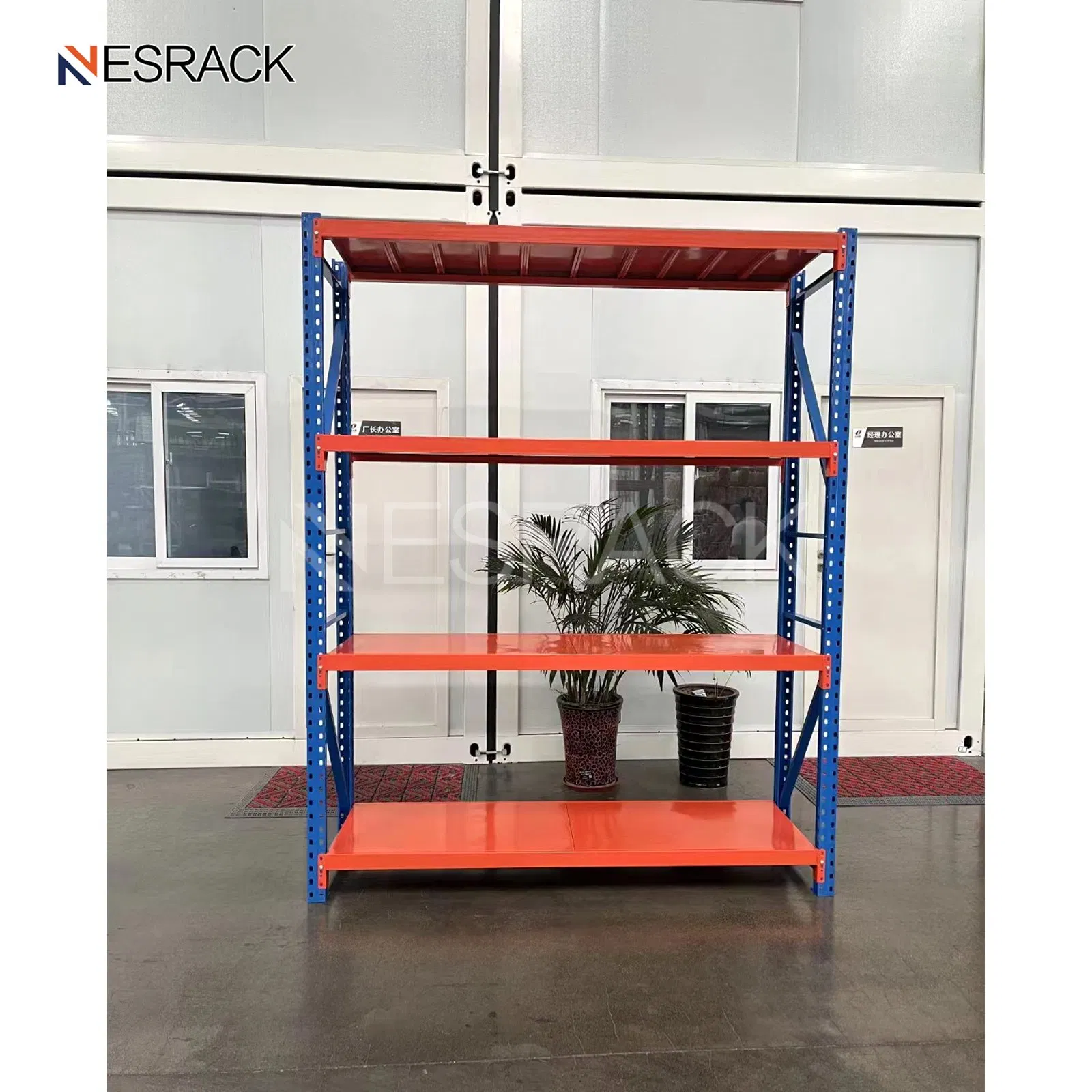 L2000*W600*H2000mm 4layer 200kg/Layer Light Duty Longspan Shelving for Supermarket Retail Display Shelves