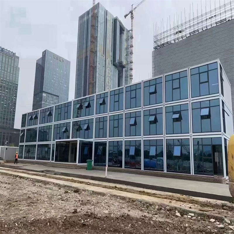 Modular Folding Prefab Container Home Building Temporary Affordable Prefabricated Site Office