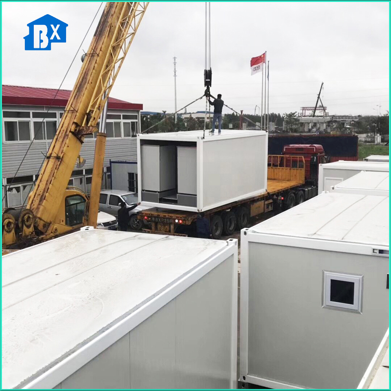 Adaptable Temporary Shipping Prefabricated /Prefab Container Office with Engineer-Directed Installation