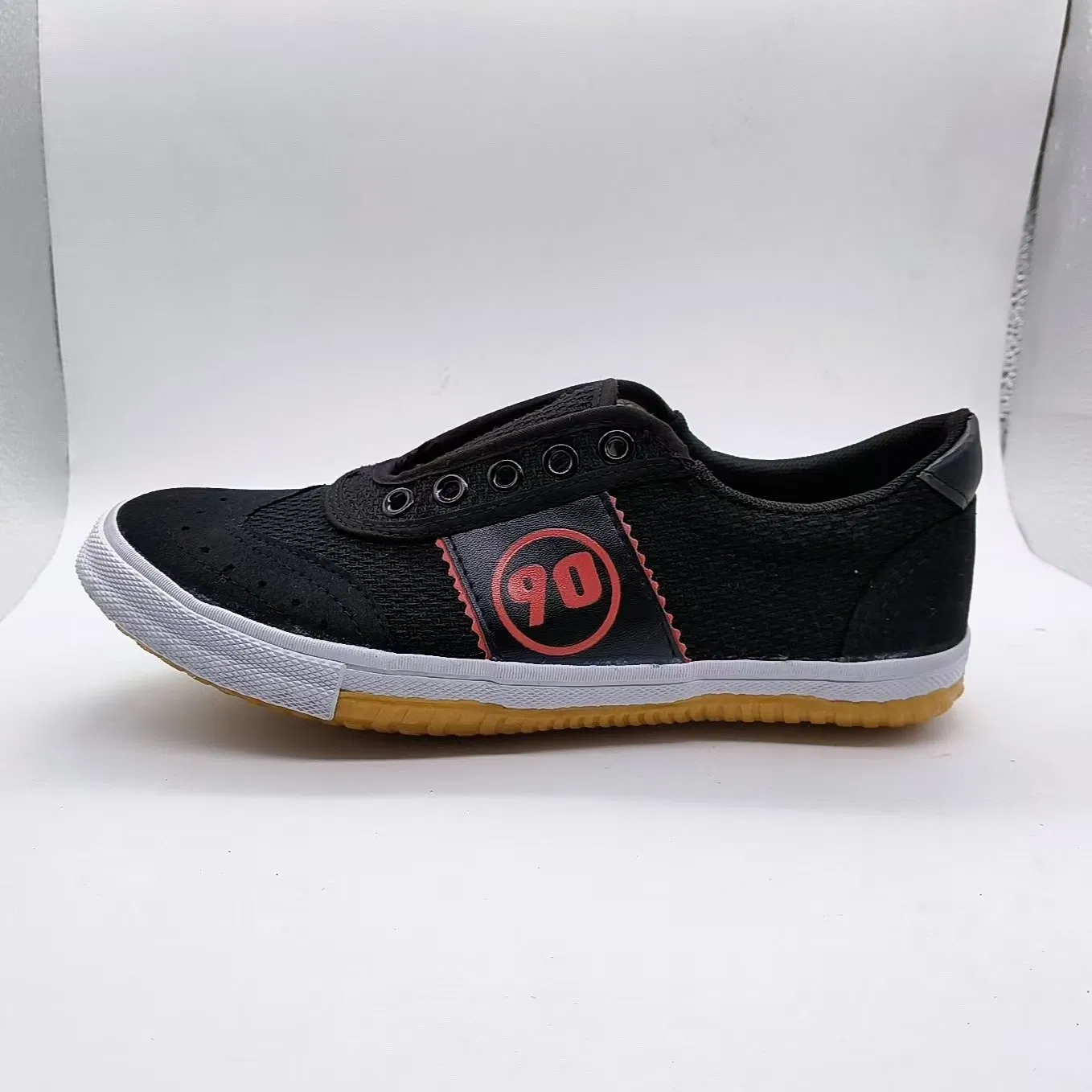 Sports Outdoor Work Lightweight Vulcanized Breathable Canvas Leisure Rubber Sneakers