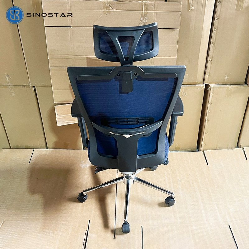 Ergonomic Office Seating with Enhanced Lumbar Support and Smooth Gas Lift System