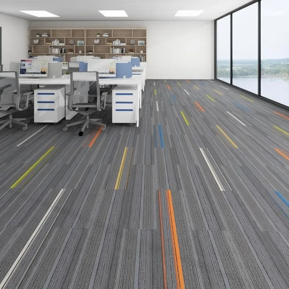 High Comfort Surface Modular Carpet Tiles for Senior Living Facilities