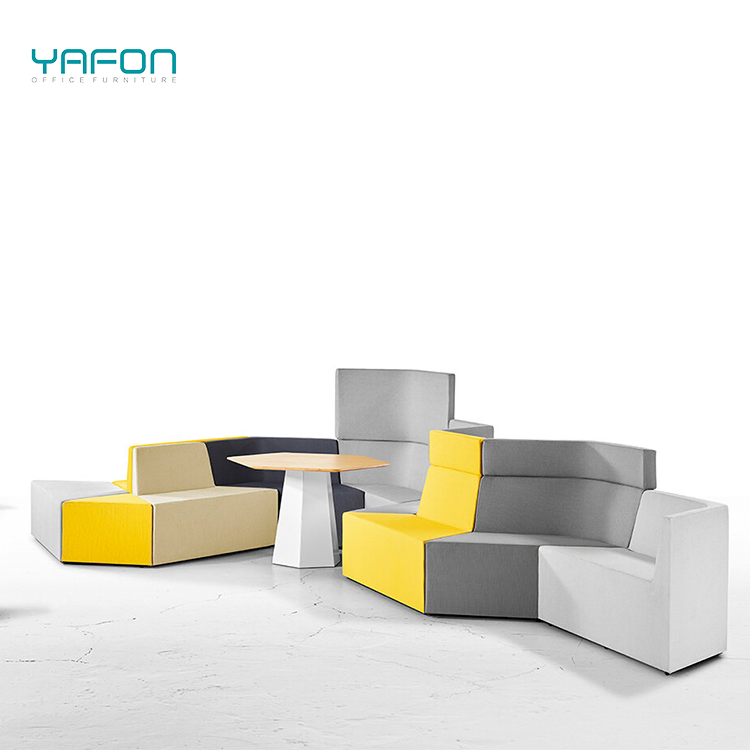 Modern Sectional Office Sofa Furniture Hotel Library Station Airport Terminal Public Area Waiting Room Modular Seating Sofa Set