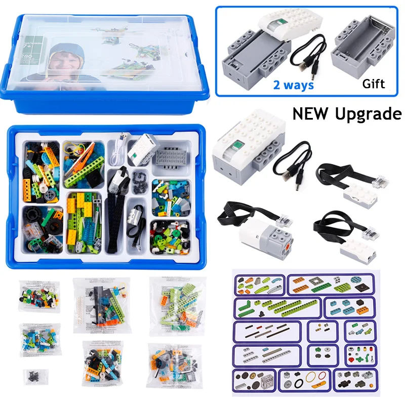 New Design Mini Building Block Set Wedo 2.0 PCS Electronic DIY Educational Toy Age Range 5-7 Years Kids' Theme Cars Wholesale