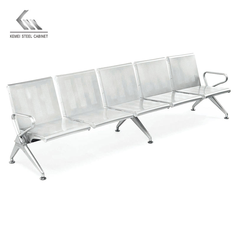 Wholesale Public 1 2 3 4 5 Seater Reception Chairs Waiting Area Room Bus Station Airport Hospital Tandem Seating Waiting Chair