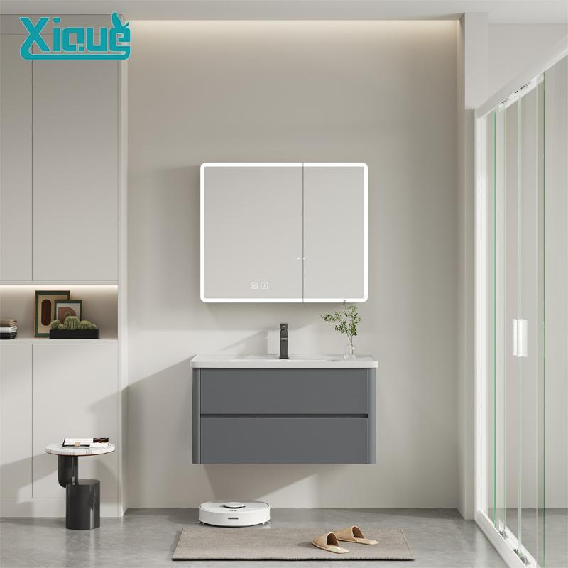 New-Style Customized Bath Storage Furinture Floating Sink Bathroom Vanity Unit