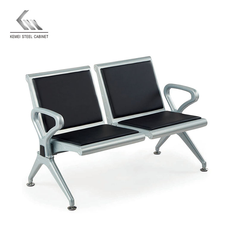 Wholesale Public 1 2 3 4 5 Seater Reception Chairs Waiting Area Room Bus Station Airport Hospital Tandem Seating Waiting Chair