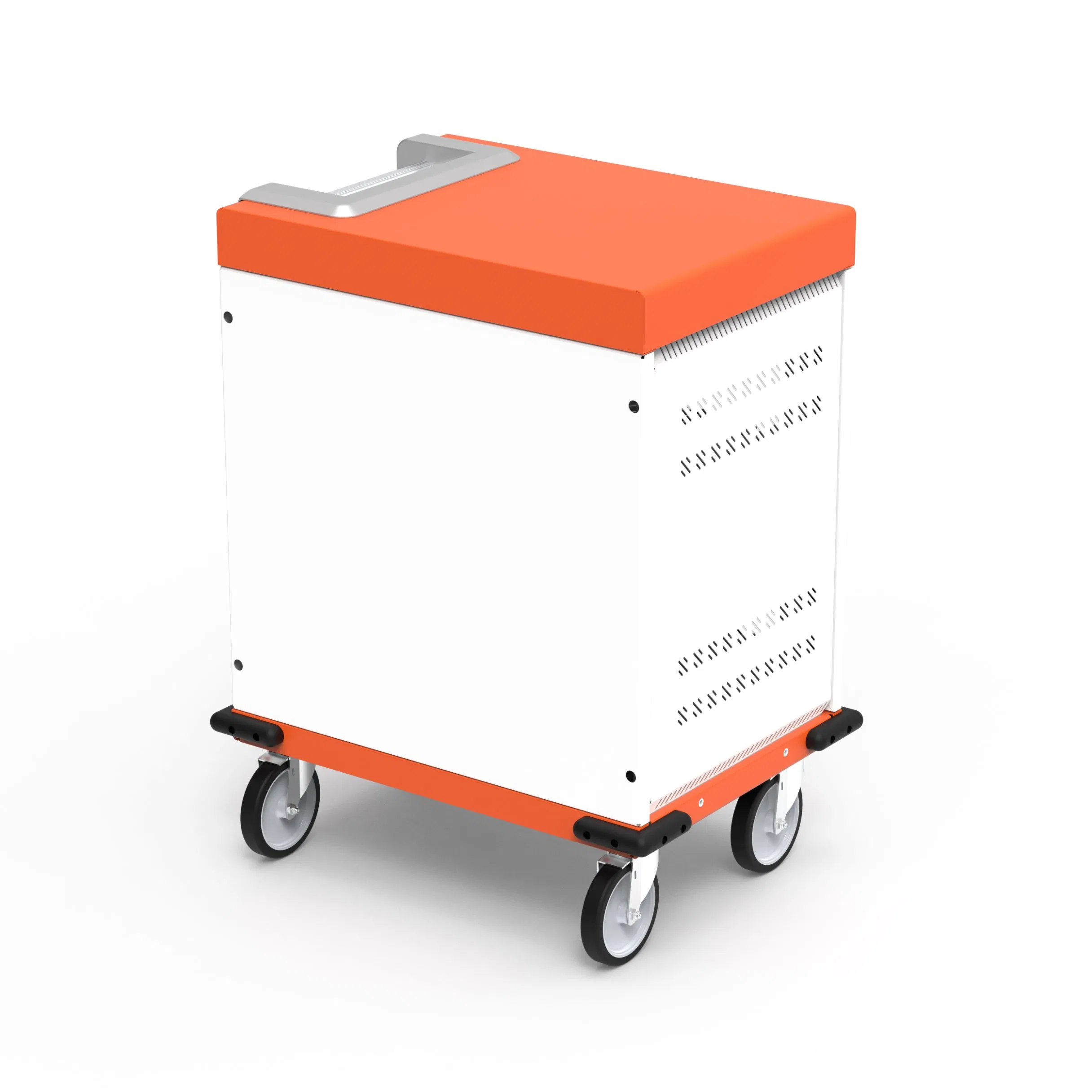 32 Bays Notebook and Tablet Charging Cabinet Laptop Charging Cart Chromebook Charging Trolley Educational Charging Solution with Smart Power Management