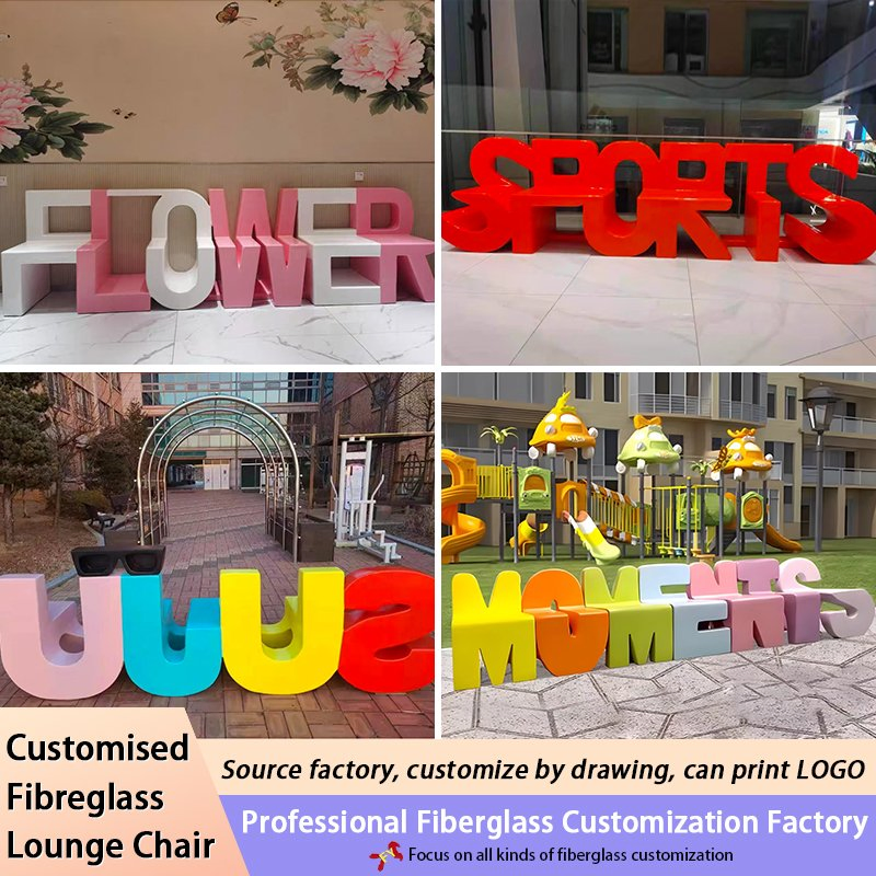 Modern Outdoor Airport Lounge Seating for The Public, Fiberglass Leisure Lounge Chair Decoration