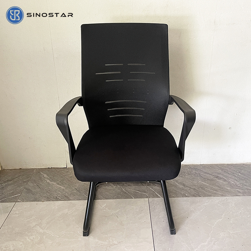 Professional Guest Seating Solution with Reinforced Frame and Ergonomic Contours