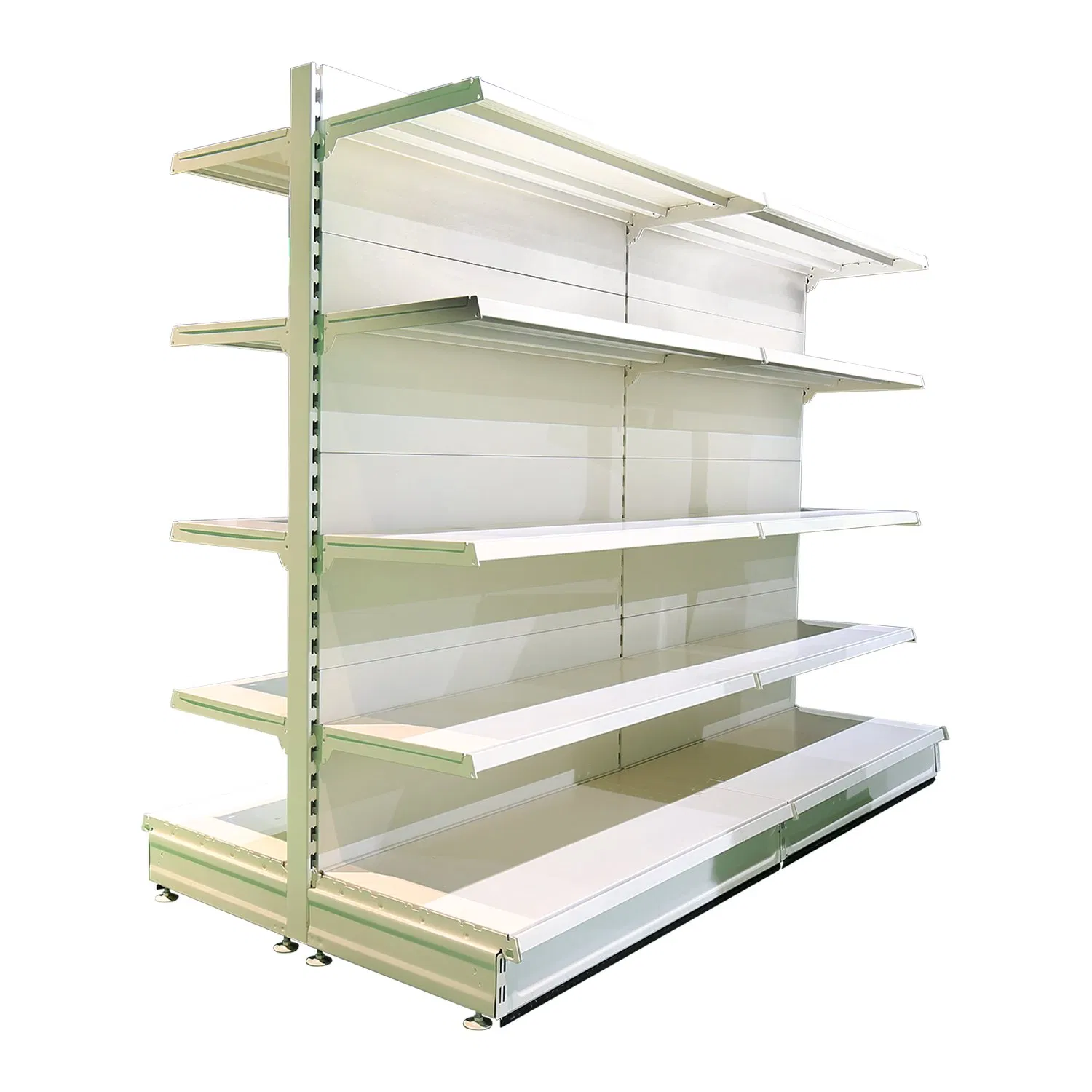 Gondola Shop Retail Store Pharmacy Display Stand Tegometal Shop Fitting Supermarket Shelves