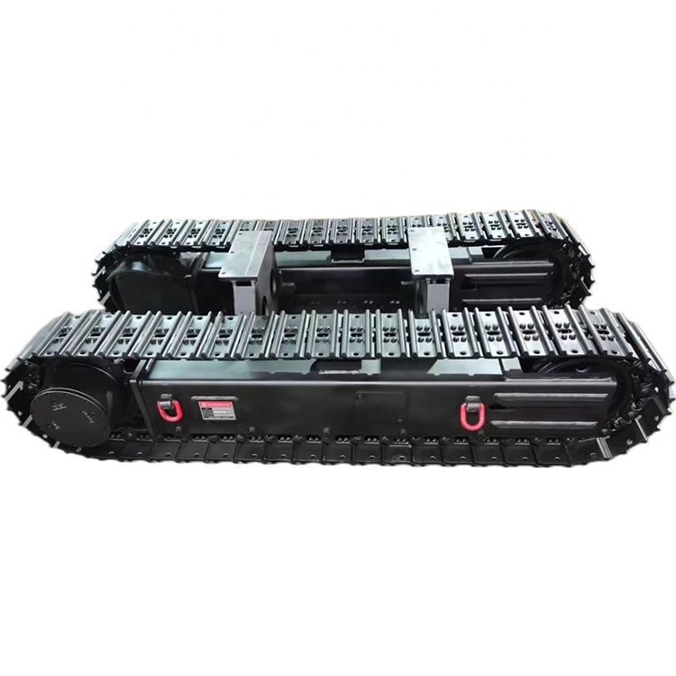 Custom 8Ton Heavy-Duty Steel Track Crawler Undercarriage Low Noise Durable Hydraulic Crawler Chassis For Agricultural Machinery