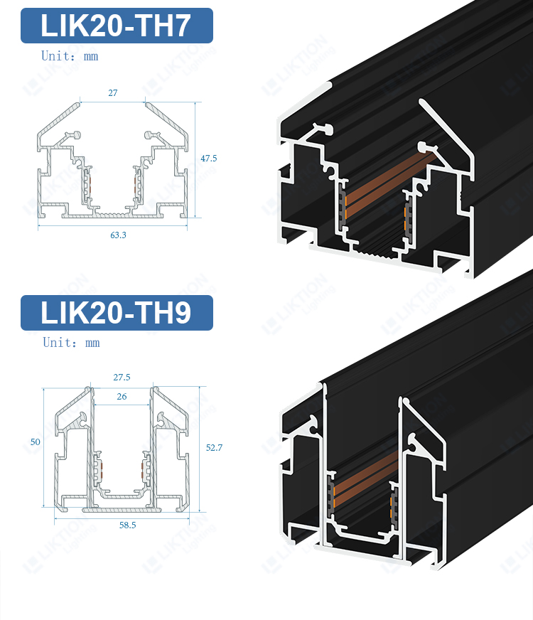 Modern Design LED Magnetic Track Light - Spec 4