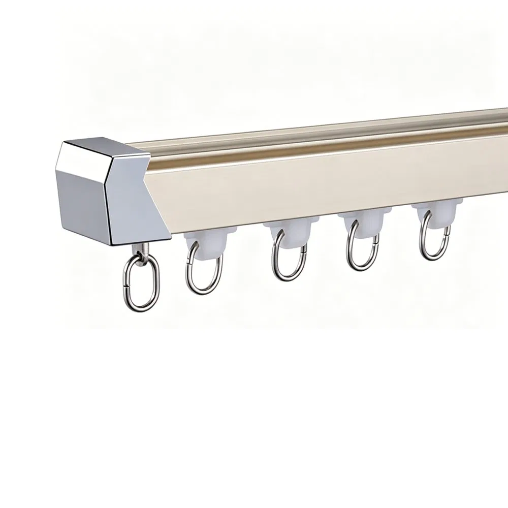 High Quality Aluminum Profile Silent Rail Curtain Track, Ceiling Curtain Track