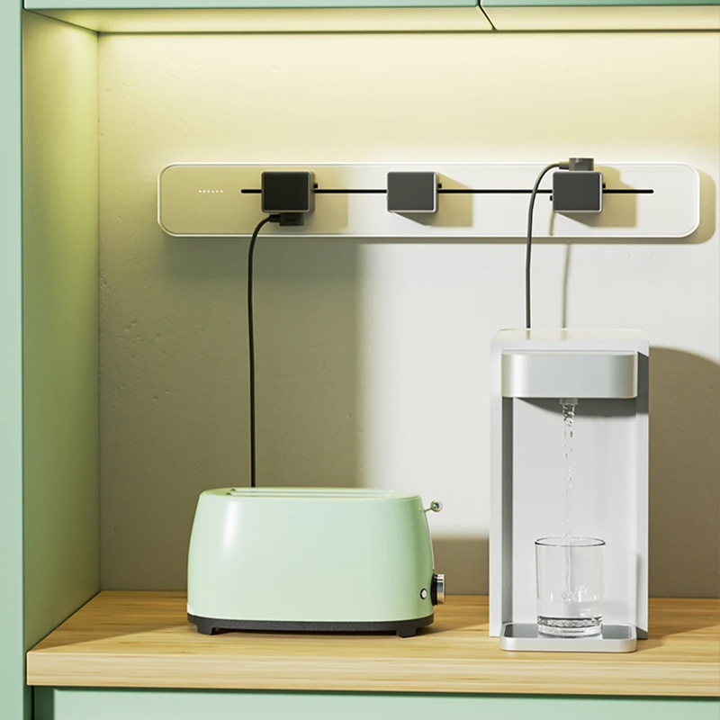 Office Desk Power Rail Track System Electric Socket Outlet, Electrical Power Track Socket