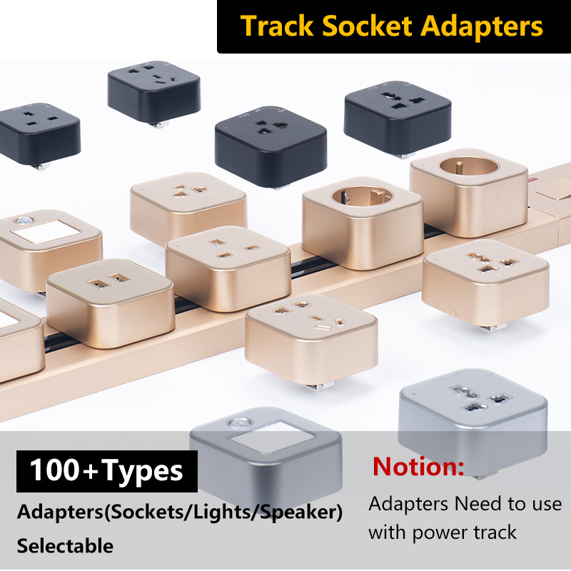 Office Desk Power Rail Track System Electric Socket Outlet