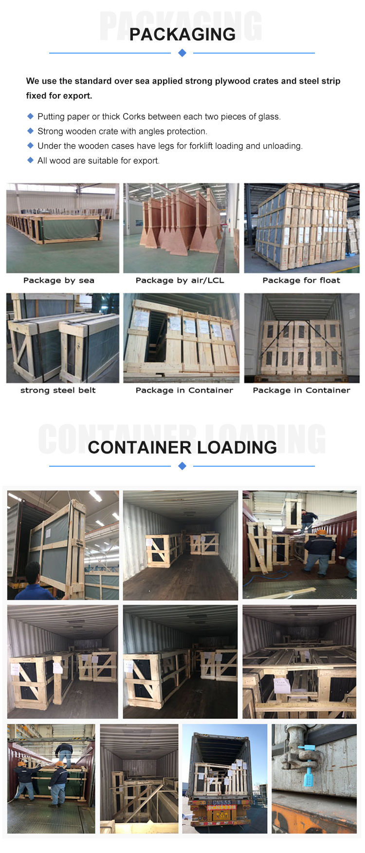 Safe Loading of Crated Glass
