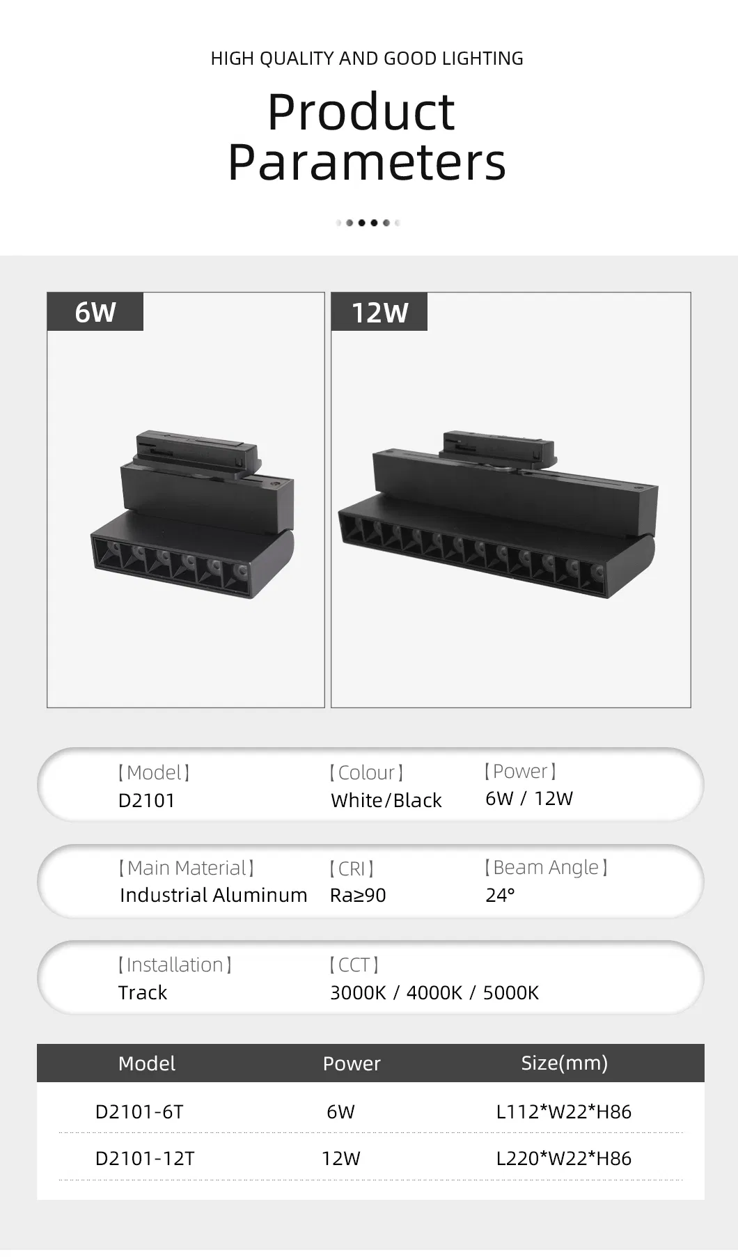 Modern Foldable Recessed Mounted Aluminum Grille Light Track Lighting