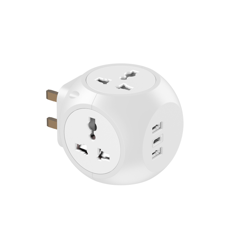 Surface Embedded Mounted Power Track Rail Hidden Desktop Extension Socket with 13A Rated Current Home Office Socket Railing