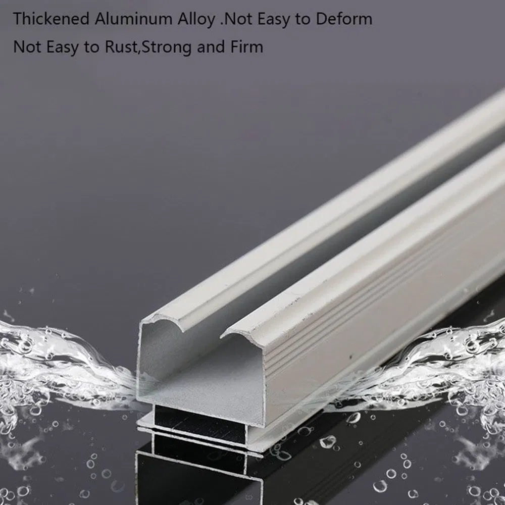 High Quality Aluminum Profile Silent Rail Curtain Track, Ceiling Curtain Track