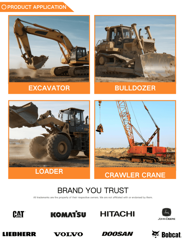 OC PARTS Mini Tracked Chassis Excavator Undercarriage Track Steel Track Assembly For Kubota Carter Komatsu Hyundai Hitachi