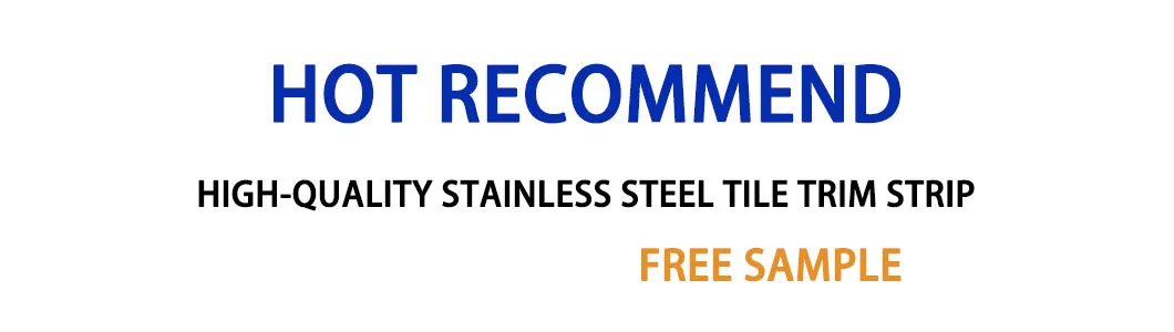 Odorless Stainless Steel Door and Window Tracks for Sustainable Living Stainless Steel Decorative Profile