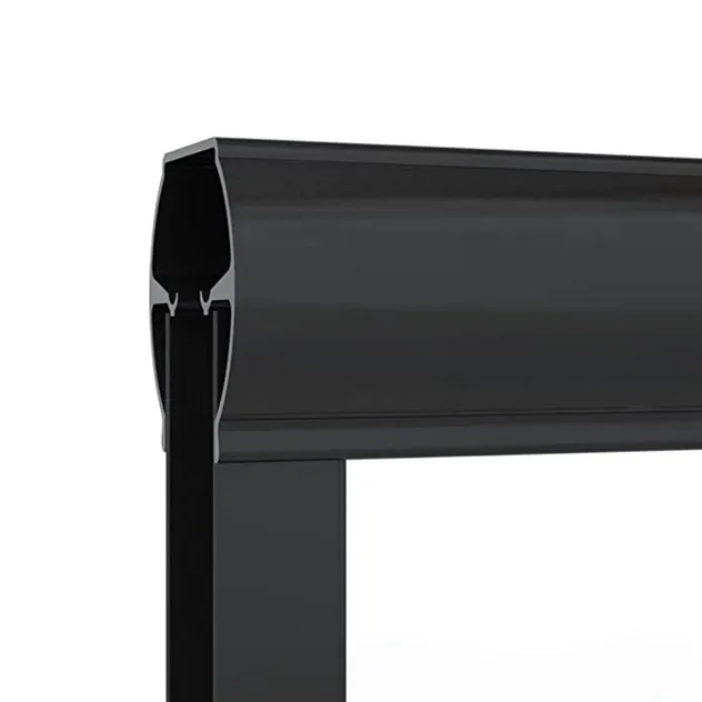 Custom Curtain Rod Accessories Metal Curtain Poles Pipes Aluminium Tube Track