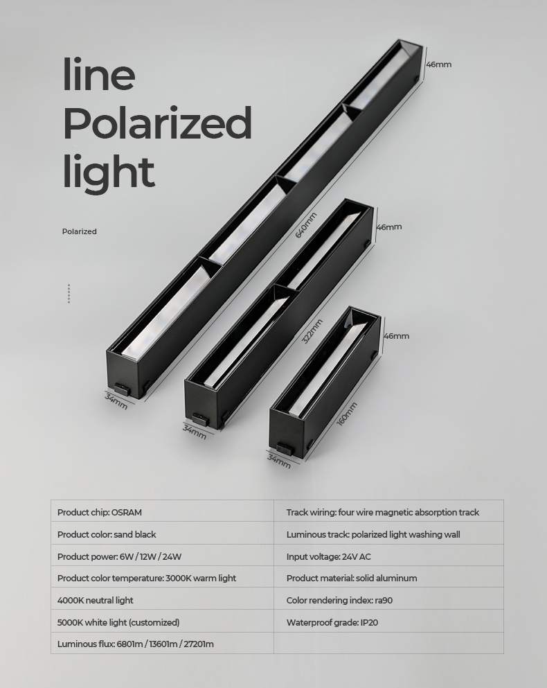 LED Track Magnetic Light Strip